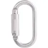 Kratos acél karabiner, negyedfordulatos zárral, 16mm nyitótávolsággal - fém - uni, Szín: fém, Méret: uni