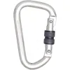 Kratos aluminium csavaros reteszelő karabiner 22,5mm nyílással - fém, Szín: fém