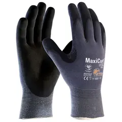 ATG Maxicut(5) Ultra mártott kesztyű 44-3745 - fekete - 8/M, Szín: fekete, Méret: 8/M