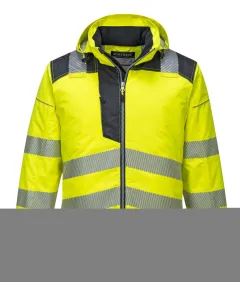 T400 - Vision Hi-Vis télikabát - sárga/fekete - S, Szín: sárga/fekete, Méret: S