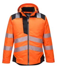 T400 - Vision Hi-Vis télikabát - Narancs/fekete - XXL, Szín: narancs/fekete, Méret: XXL