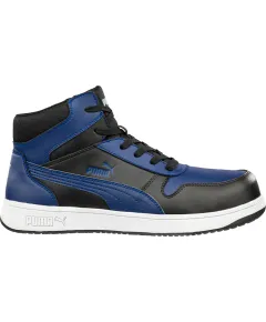 Puma Frontcourt BLUE/BLK Mid S3L ESD FO HRO SR munkavédelmi bakancs - kék/fekete - 39, Szín: kék/fekete, Méret: 39