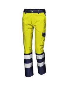Sir Safety System MISTRAL jól láthatósági nadrág - 58 - sárga/kék, Szín: sárga/kék, Méret: 58