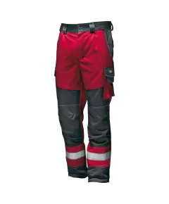 Sir Safety System Polytech Plus multifunkcionális nadrág - 52 - piros/szürke, Szín: piros/szürke, Méret: 52