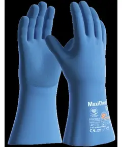 ATG MaxiChem vegy- és olajálló védőkesztyű -76-730 - 09/L - kék, Szín: kék, Méret: 09/L