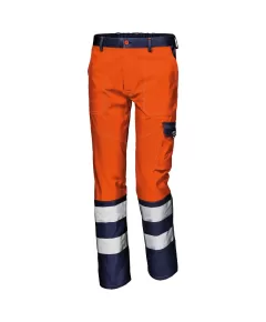 Sir Safety System MISTRAL jól láthatósági nadrág - 42 - narancs/kék, Szín: narancs/kék, Méret: 42