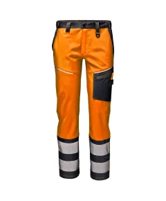 Sir Safety System MISTRAL stretch jól láthatósági nadrág - 46 - narancs/szürke, Szín: narancs/szürke, Méret: 46