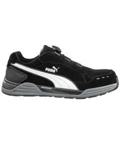 Puma Airtwist Black Disc Low S3 ESD HRO SRC munkavédelmi cipő - 45 - fekete, Szín: fekete, Méret: 45