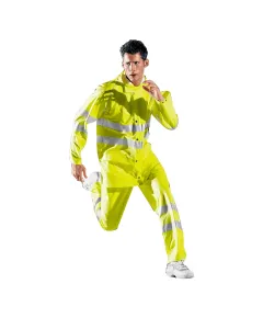Sir Safety System GLAMOUR jól láthatósági esőkabát - 3XL - sárga, Szín: sárga, Méret: 3XL