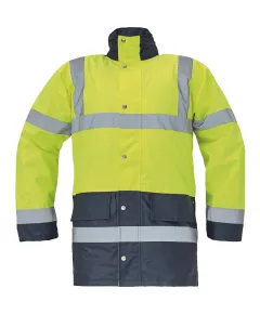 SEFTON kabát HV sárga/navy XXXL, Szín: sárga, Méret: 3XL