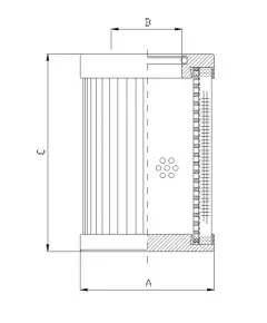 Filtrec D112T25B hidraulika szűrő