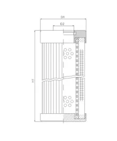 Filtrec D112G06BV hidraulika szűrő