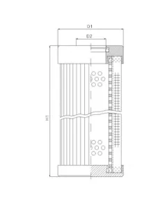 Filtrec D112T60B hidraulika szűrő