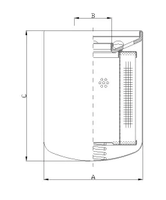 Filtrec A150GW06 hidraulika szűrő