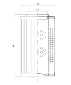 Filtrec D122T60A hidraulika szűrő