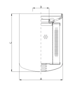 Filtrec A150T125 hidraulika szűrő