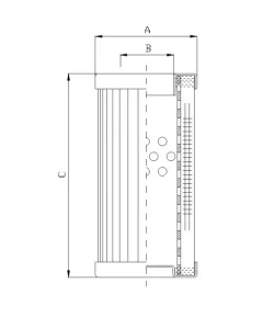 Filtrec DMD0030B10B hidraulika szűrő