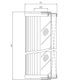 Filtrec D651T10A hidraulika szűrő