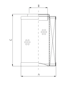 Filtrec D811C10A hidraulika szűrő