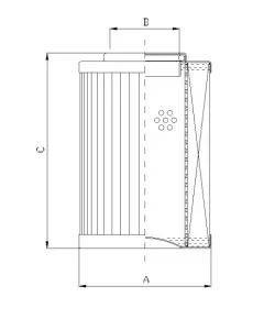Filtrec DVD2360B10B hidraulika szűrő