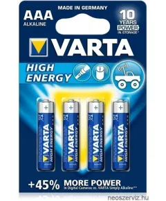 ELEM VARTA HIGH ENERGY AAA / MIKRO 4db LONGLIFE