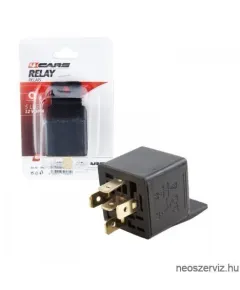 RELÉ 5 LÁBÚ 12V 30A FÜLES 4CARS 94609