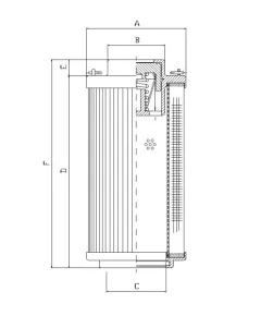 Filtrec RHR110B50B hidraulika szűrő