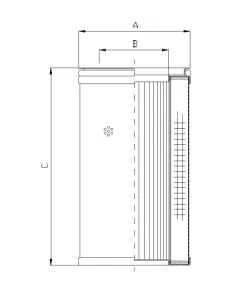Filtrec R420G25 hidraulika szűrő