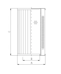 Filtrec RLR175D20B hidraulika szűrő