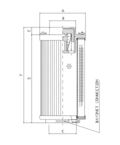Filtrec RHR1700S100B hidraulika szűrő