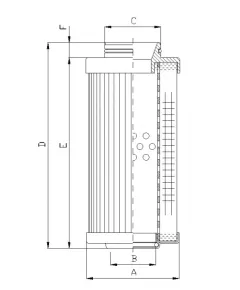 Filtrec R531T40 hidraulika szűrő