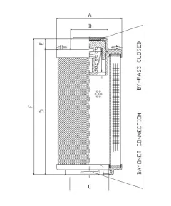 Filtrec RHR1300G10B/5 hidraulika szűrő