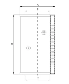 Filtrec S610T40 hidraulika szűrő