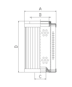Filtrec RMR443L10B hidraulika szűrő