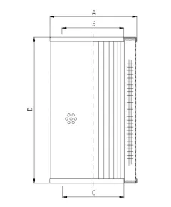 Filtrec S531T125 hidraulika szűrő