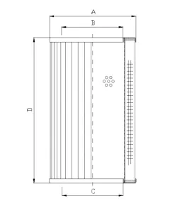Filtrec S110T125 hidraulika szűrő