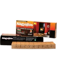 Alágyújtós kandallóhoz 40 db