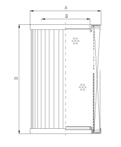 Filtrec XR1000C25 hidraulika szűrő