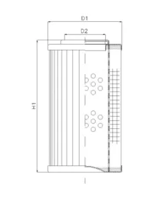 Filtrec XD250T10A hidraulika szűrő