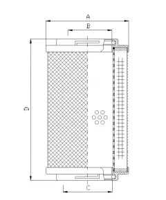 Filtrec WX451 hidraulika szűrő