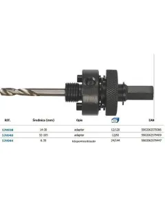 Adapter lyukfűrészhez Graphite 