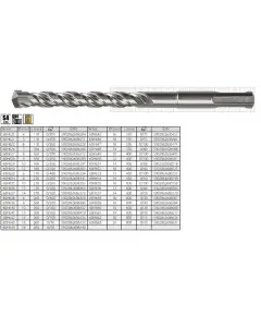 Betonfúró sds 10x 210 Verto 60h635 s4