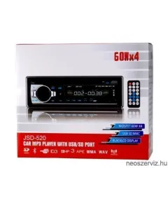 FEJEGYSÉG MP3+RÁDIÓ BLUETOOTH USB SD TÁVIRÁNYÍTÓS