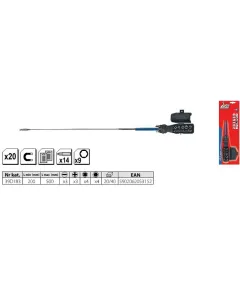 Csavarhúzó készlet Top Tools 39d183+14 bit teleszkópos