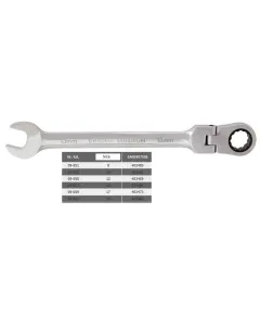 Csillag-villáskulcs Neo 09-052 10mm flexi