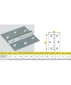 Csuklóspánt IBFM 70x70 horganyzott/24 db