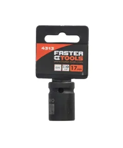 Dugókulcs Faster 17 mm 1/2" 6p, 4313