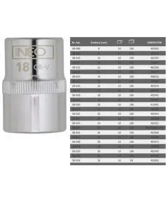 Dugókulcs Neo 08-025 25 mm 1/2" 6 p