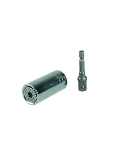 Dugókulcs univerzális 7-19 mm 3/8"-os adaptrrel 17810