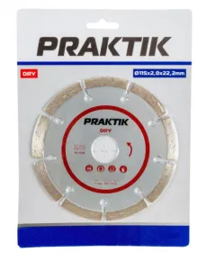 Gyémántvágó Praktik 230mm száraz-szegmens/ p269